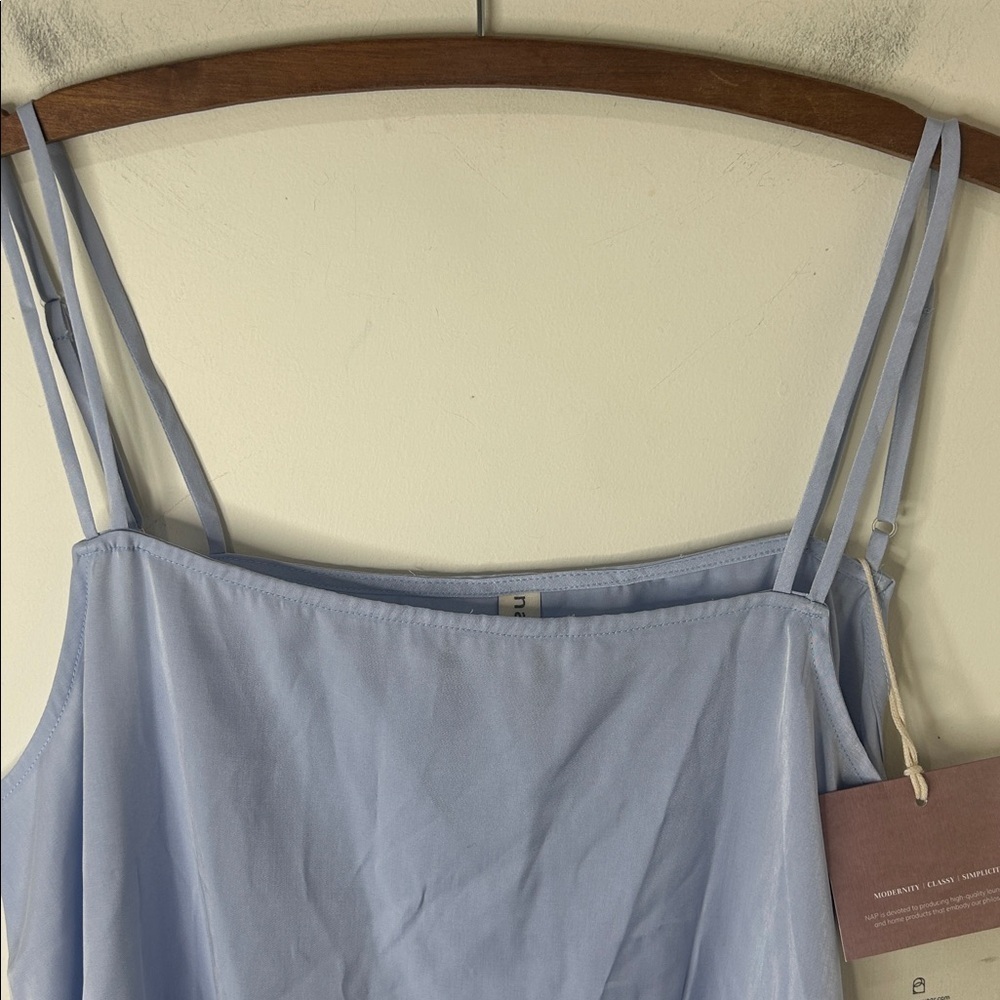 NWT NAP Slip Nightgown Light Blue Size Large - Picture 7 of 13